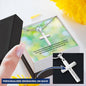 Be Strong And Courageous Personalized Cross Necklace