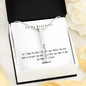 For I Know The Plans I Have For You Vertical Stick Necklace
