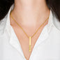 For I Know The Plans I Have For You Vertical Stick Necklace